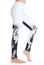 Marble Leggings - Marque White/Black